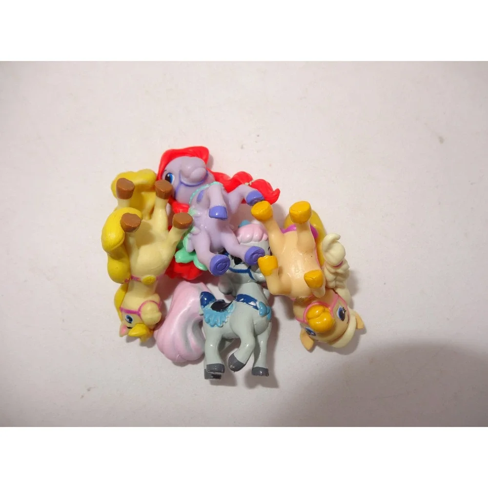 Disney Princess Palace‎ Pets Whisker Haven Horse Figures Lot of 4 Mini Toys
